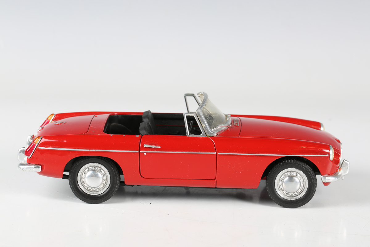 Two AutoArt 1:18 scale model cars, comprising Austin Healey 3000 and MGB GT Coupe MKII, both boxed - Image 11 of 22