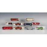 A collection of forty-two Atlas Model Railroad gauge N goods rolling stock, including tankers,