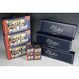 Three Britains Ceremonial Collection metal figure sets, comprising No. 00091 Scots Guards Colour