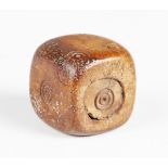 A Roman bone di, each side finely incised with roundels, width 1.8cm.Buyer’s Premium 29.4% (