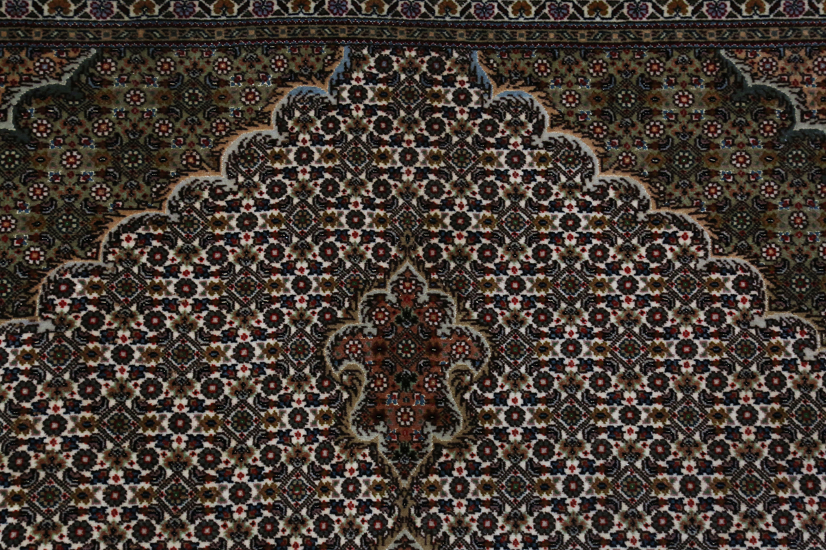 A Tabriz rug, Central Persia, late 20th century, the lobed medallion within a surround of profuse - Image 6 of 7