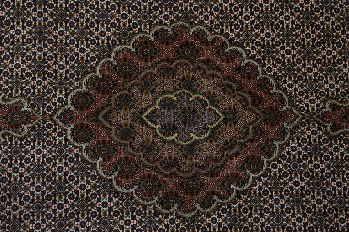 A Tabriz rug, Central Persia, late 20th century, the lobed medallion within a surround of profuse - Image 7 of 7