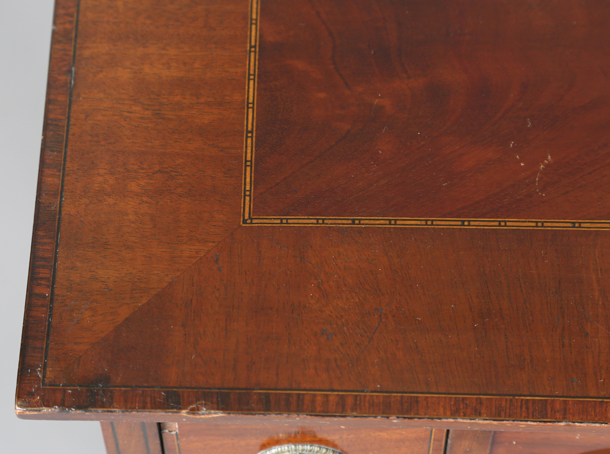 An Edwardian mahogany oval two-tier occasional table, on fluted tapering legs, height 67cm, width - Image 5 of 14