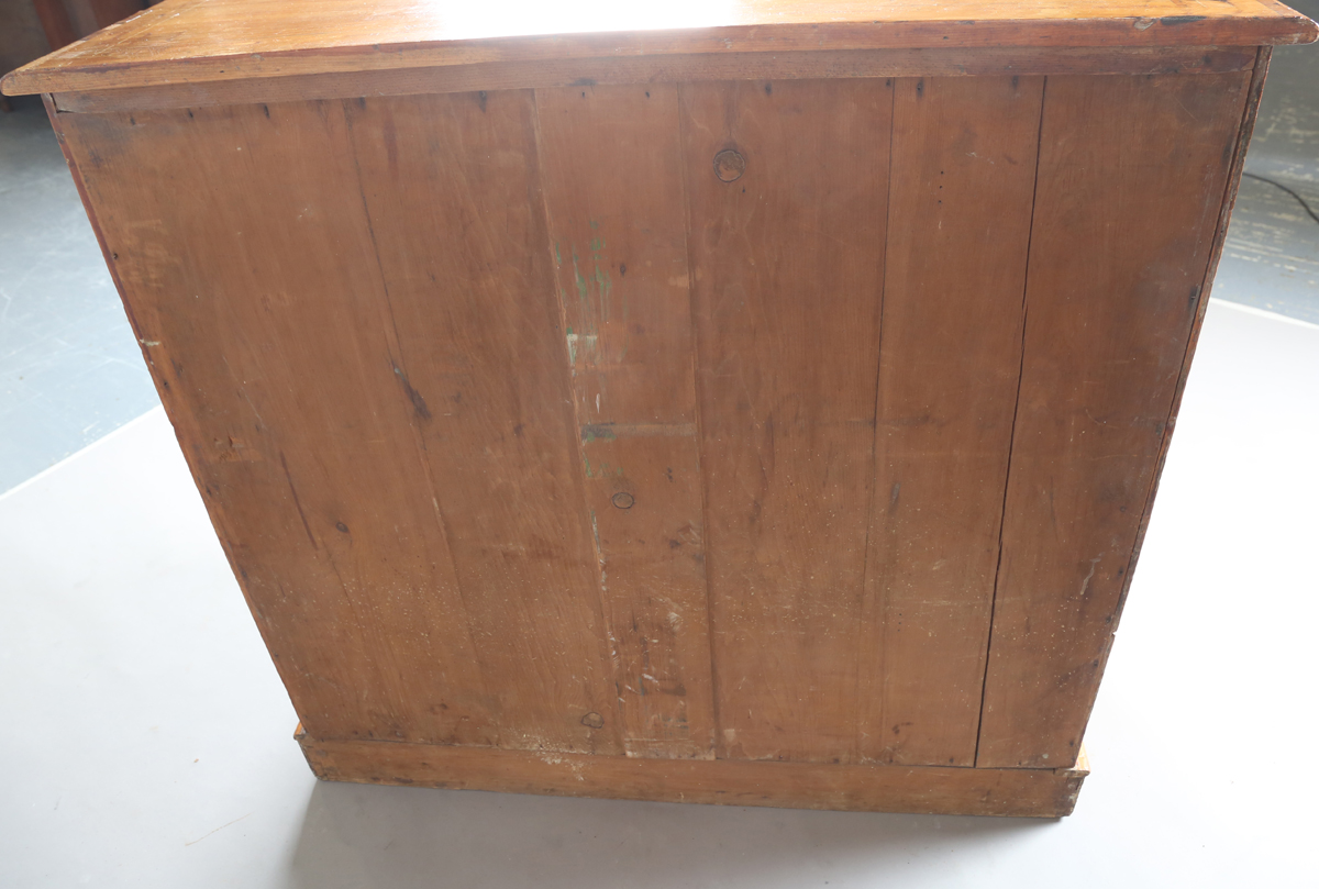 A mid-Victorian pine chest of drawers, the top with kingwood crossbanding, the drawers with later - Image 4 of 12
