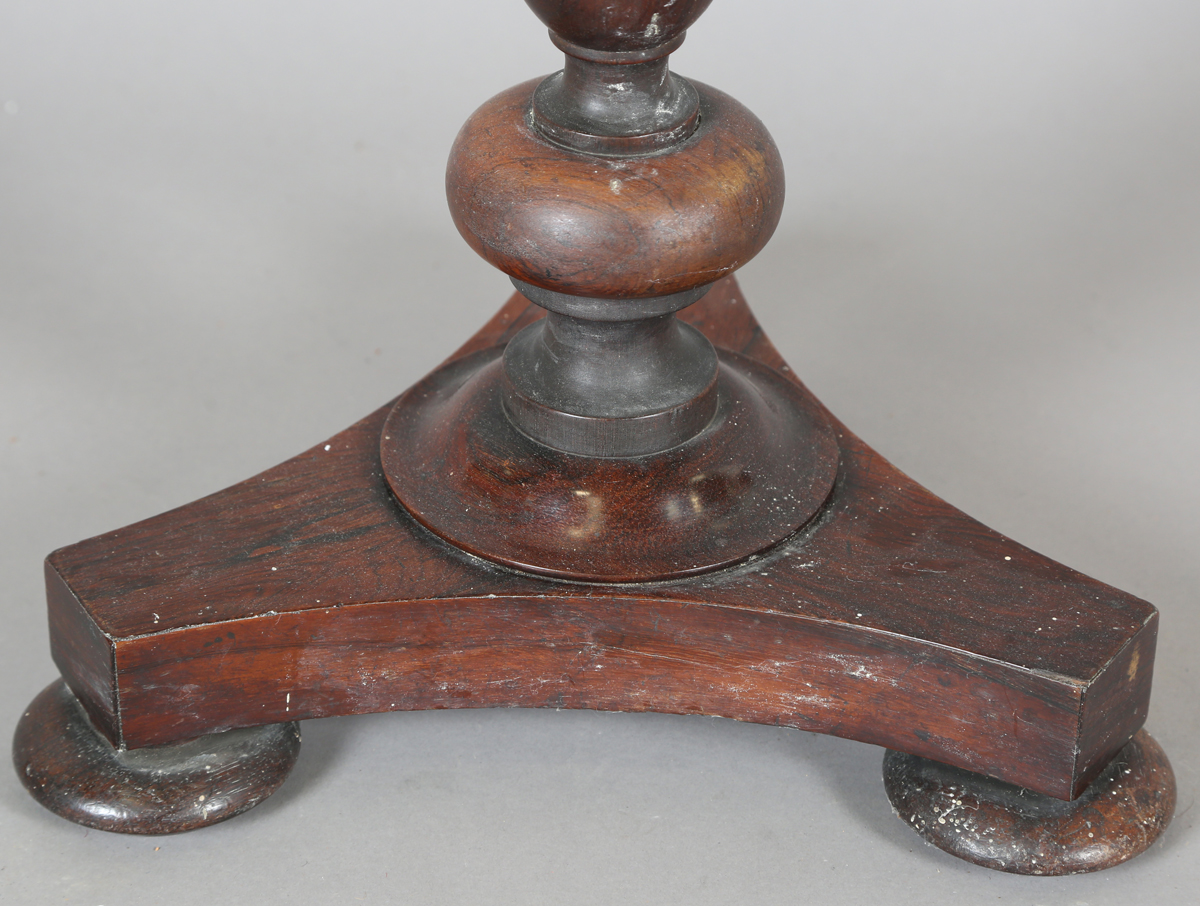 A Regency mahogany rectangular reading table, the hinged top above a single drawer, height 73cm, - Image 2 of 16