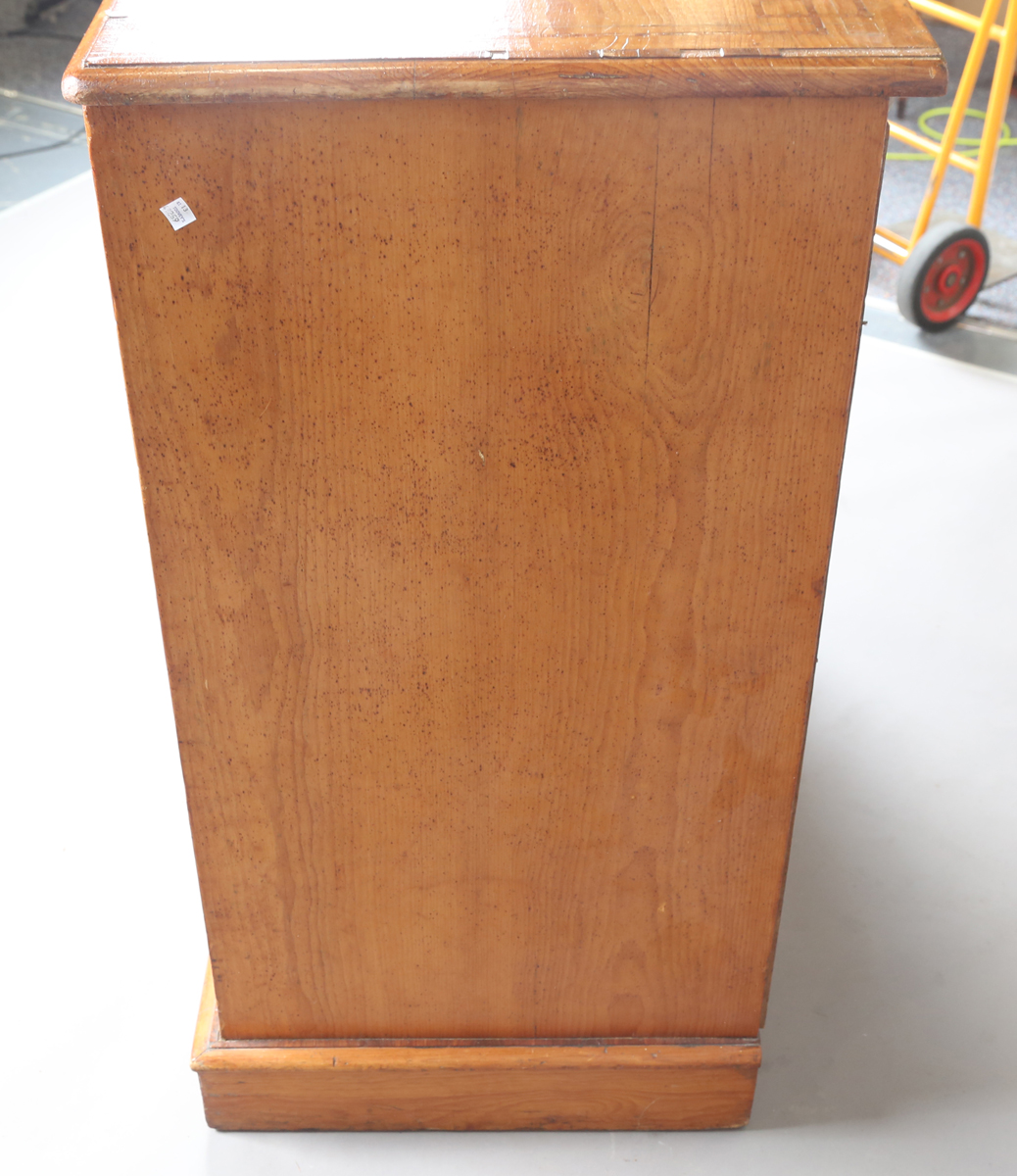 A mid-Victorian pine chest of drawers, the top with kingwood crossbanding, the drawers with later - Image 3 of 12