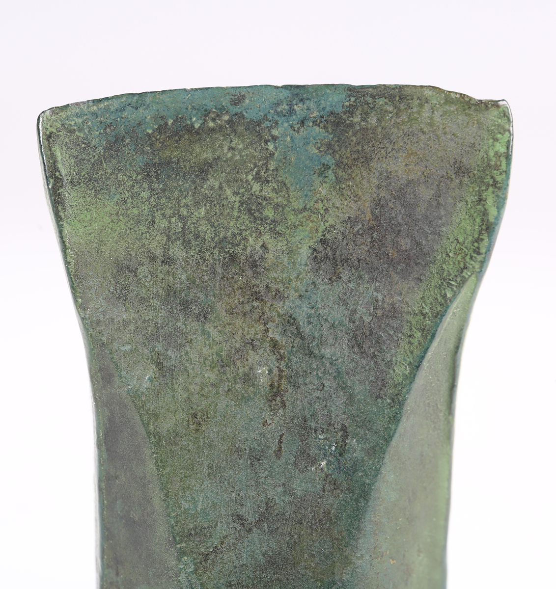 A modern replica Bronze Age style socketed type axehead of typical cast form. Provenance: Timeline - Image 8 of 8