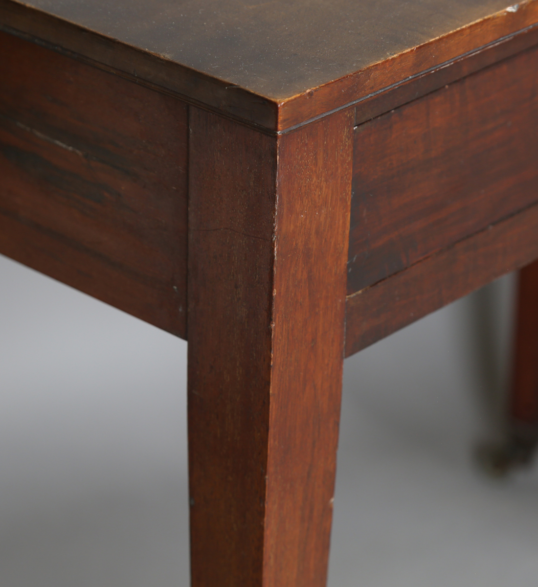 An early 20th century mahogany side table by Edwards and Roberts, height 75cm, width 92cm, depth - Image 11 of 13