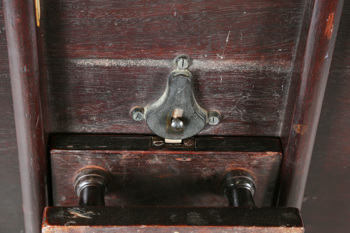 A George III mahogany tip-top supper table with later carved base, the birdcage mount above a fluted - Image 6 of 8