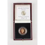 An Elizabeth II Royal Mint proof sovereign 1995, cased with certificate, No. 6119.Buyer’s Premium