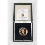 An Elizabeth II Royal Mint gold proof Dove of Peace two pounds 1995 commemorating the 50th