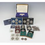 A collection of various British and Commonwealth coinage, including a group of Canadian silver