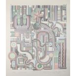 Eduardo Paolozzi - 'Selasa', screenprint in colours on wove paper, published for PSA Supplies