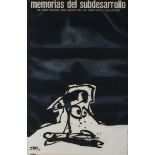 Antonio Saura - 'Memorias del Subdesarrollo' (Cuban Movie Poster), screenprint, published by ICAIC