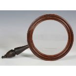 A 19th century rosewood magnifying glass, length 27.5cm.Buyer’s Premium 29.4% (including VAT @