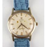 An Omega Seamaster Automatic gilt metal fronted and steel backed gentleman's wristwatch, circa 1958,