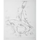 Marino Marini - Miracolo, etching, signed circa 1969 and editioned 55/60 in pencil, sheet size 69.