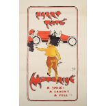 David Allen & Sons (publisher) - 'Harry Tate Motoring' (Advertising Poster for the Music Hall