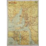 Kenneth Craigie & Company (publisher) - Cragie's Town, Road and Rail Map of Australia,