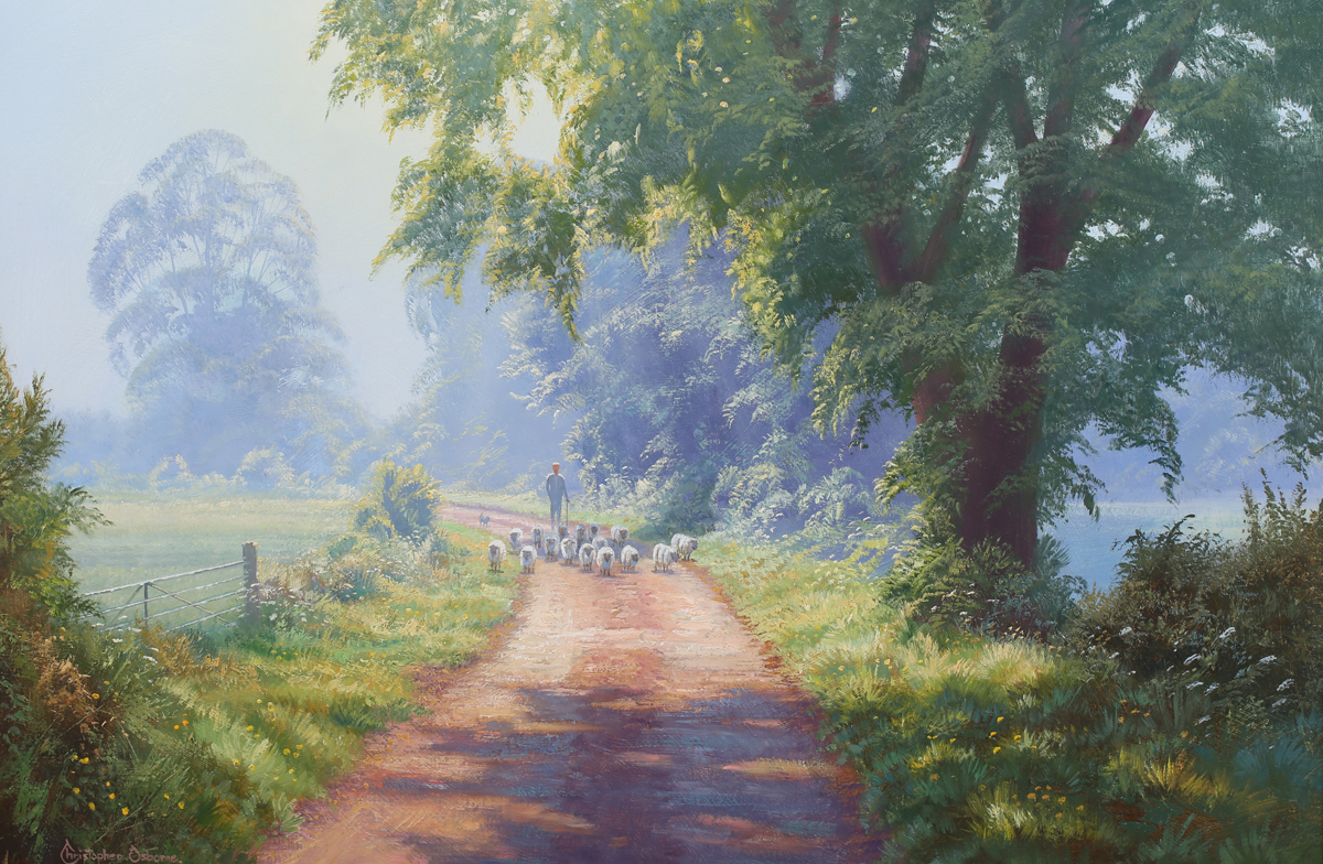 Christopher Osborne - 'Summer Morning', late 20th/early 21st century oil on canvas, signed recto,