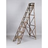 A Hatherley 'Lattistep' step ladder, height 204cm, width 44cm.Buyer’s Premium 29.4% (including VAT @