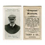 A set of 15 Taddy 'South African Cricket Team, 1907' cigarette cards circa 1907.Buyer’s Premium 29.