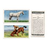 A large collection of cigarette and trade cards, including a set of 25 Ogdens 'Poultry', a set of 50