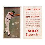 An album of cigarette and trade cards of cricket interest, including a set of 63 Wills (
