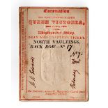 AUTOGRAPHS. A collection of mostly 19th century ephemera and letters, including a group of ten