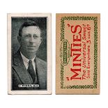 An album containing trade cards of cricket interest, including a set of 36 Sweetacres 'Cricketers (