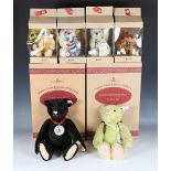 Two modern Steiff Club Edition teddy bears, comprising 1998/99 and 1999/2000, both boxed, together