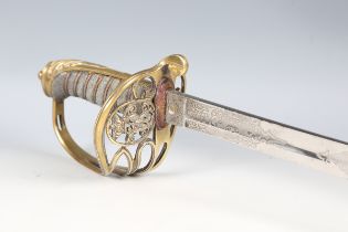 A Victorian 1845 pattern officer's sword by Hobson & Sons, Windmill Street, London W, with