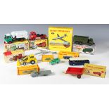 Nine Dinky Toys, Supertoys and Dublo models, comprising No. 997 Caravelle SE 210 airliner, No. 425