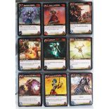 A large collection of World of Warcraft trade cards, approximately 700, within an album.Buyer’s