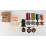 A 1914-18 British War Medal and a 1914-19 Victory Medal to '551313 Pnr.C.J.Gillbe. R.E.' (largely