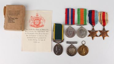 A 1914-18 British War Medal and a 1914-19 Victory Medal to '551313 Pnr.C.J.Gillbe. R.E.' (largely