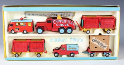 A Corgi Toys Gift Set No. 23 Chipperfields Circus Models set, comprising Smith's Karrier mobile