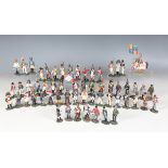 A collection of Del Prado Napoleonic figures, including Duke of Wellington, Napoleon and Trumpeter