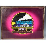 An MTH gauge O No. 20-2234-1 E8 ABA diesel engine set Santa Fe with Proto Sound 2.0, boxed (box