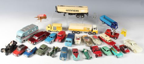 A collection of diecast vehicles, including Dinky Supertoys No. 944 fuel tanker 'Shell BP', boxed,