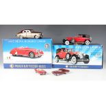 Three Franklin Mint 1:24 scale model cars, comprising 1937 Alfa Romeo 2900B, boxed, 1929 Rolls-Royce