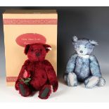 Five modern Steiff mohair teddy bears, comprising Carline Thistle, Edelweifs, Almsrausch, Forget