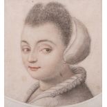 Circle of Daniel Dumonsteir - Half Length Portrait of a Lady traditionally identified as Madame de