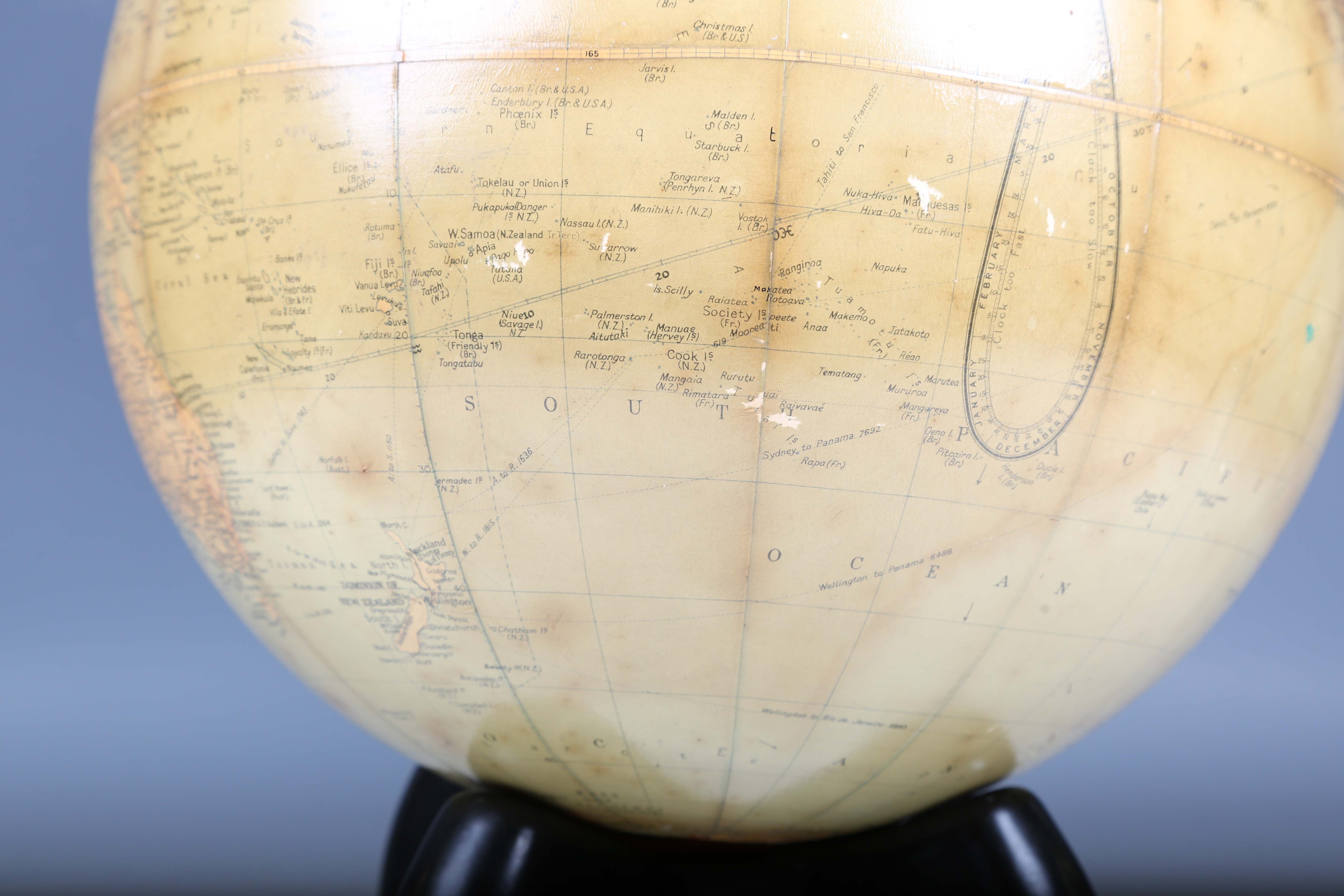 A mid-20th century Georama Ltd library globe, detailed 'Specialists in Illuminated Globes', diameter - Image 2 of 11