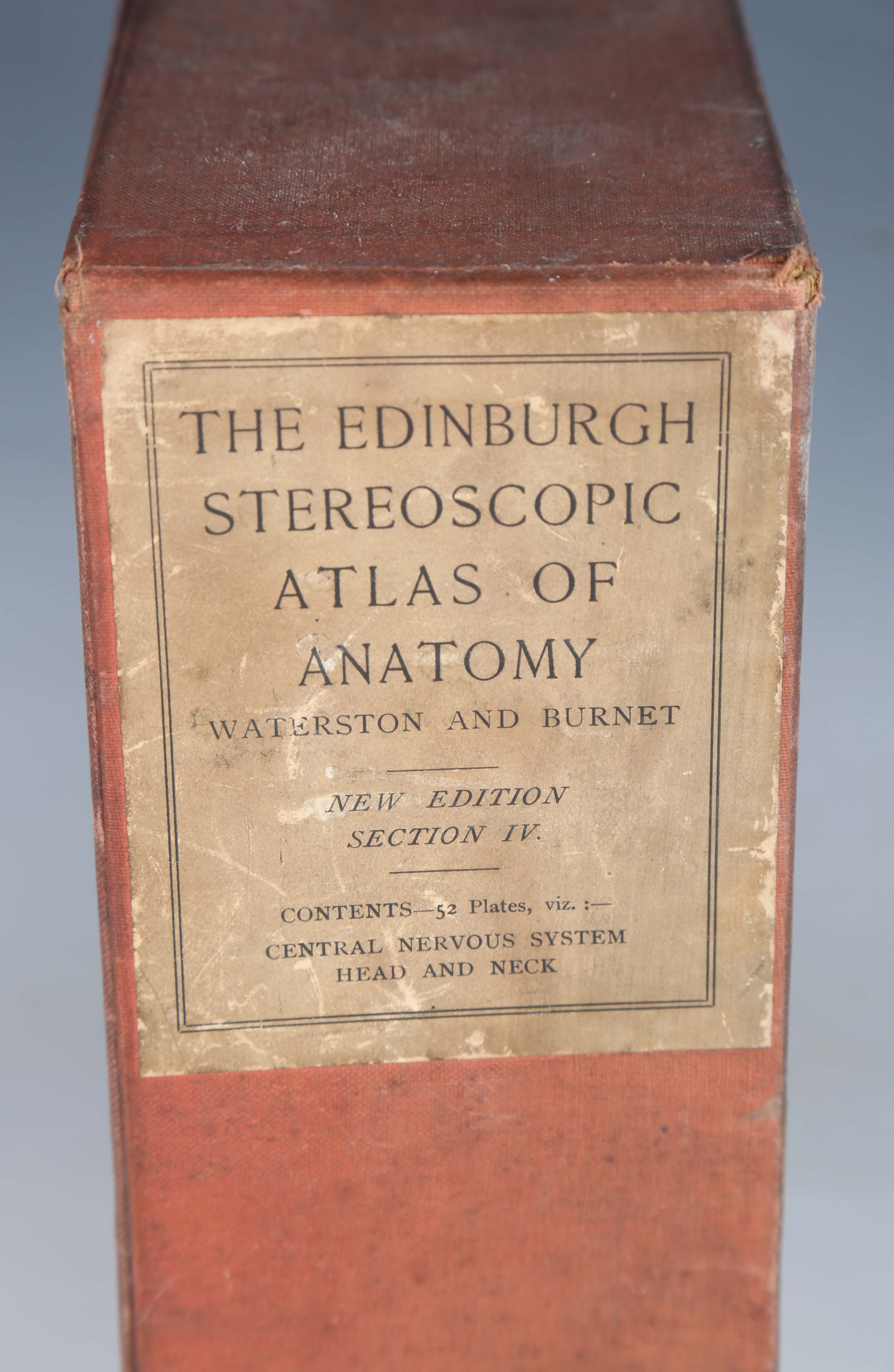 'The Edinburgh Stereoscopic Atlas of Anatomy', Waterston and Burnet, New Edition, Section IV, with a - Image 4 of 11
