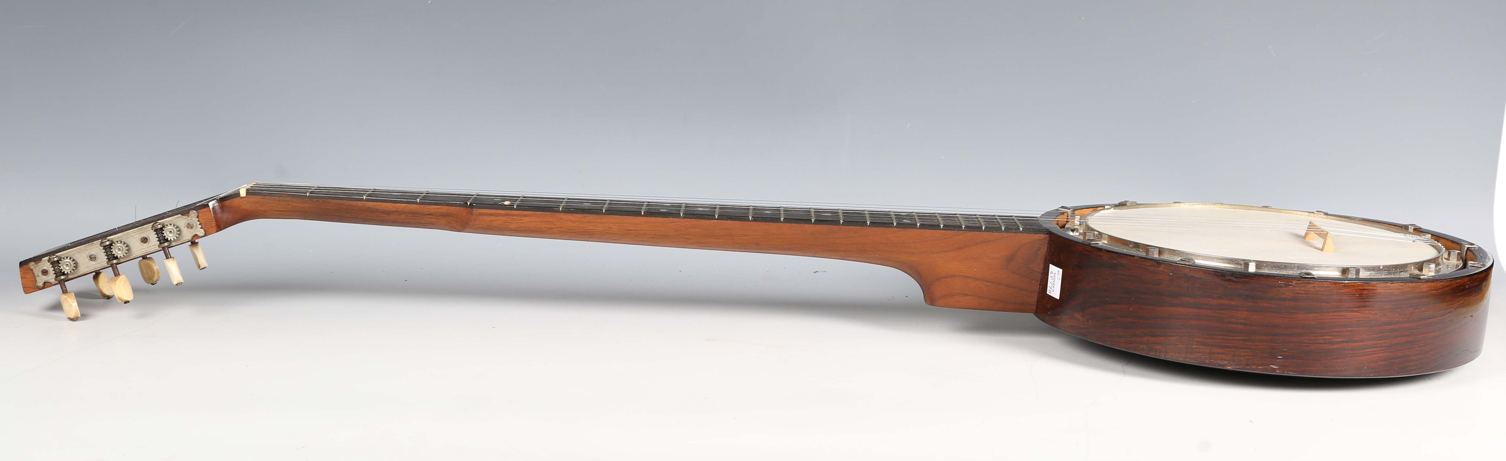 An early 20th century five-string banjo by Butler, Haymarket, London, length 90cm, cased.Buyer’s - Image 21 of 26