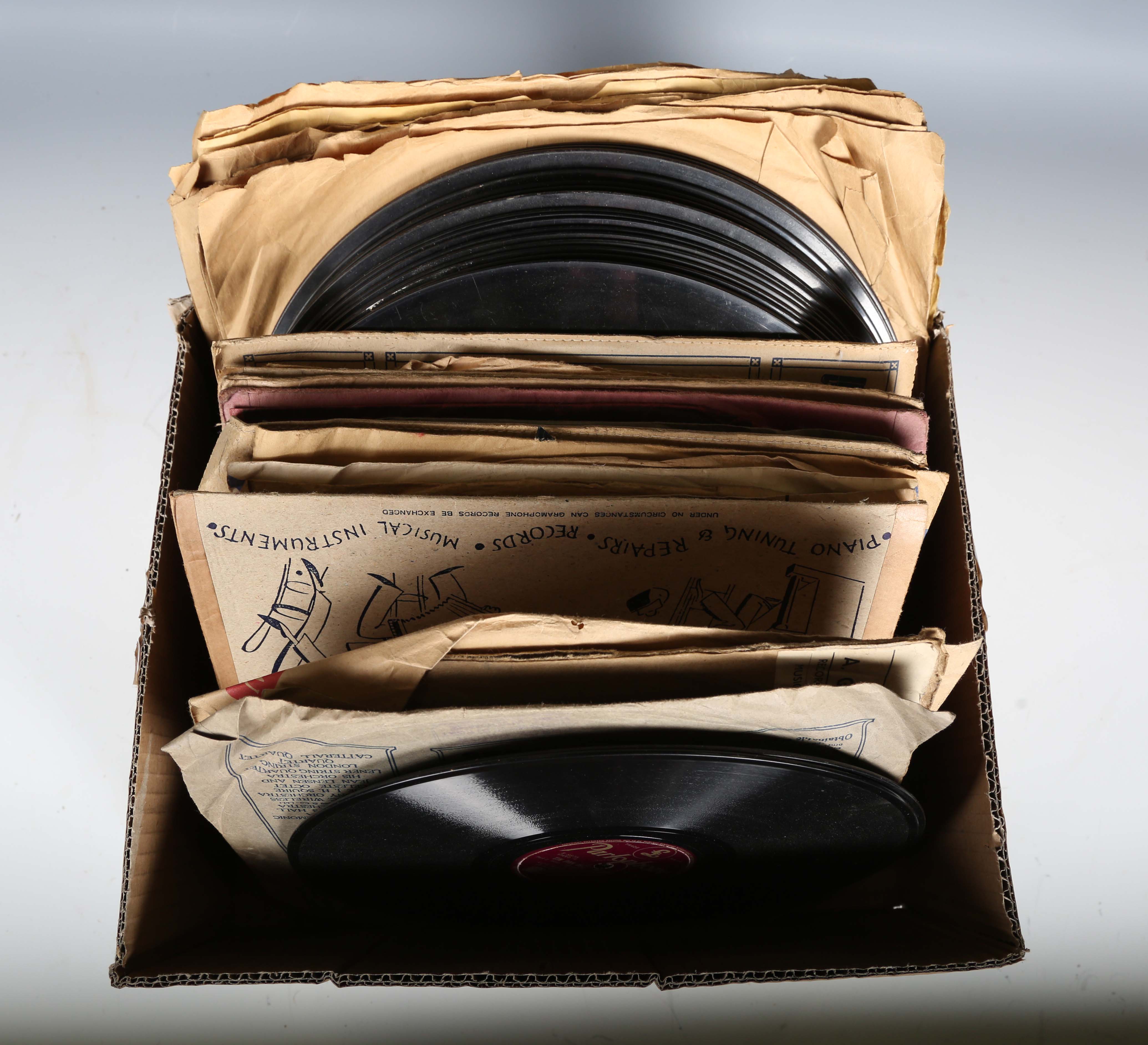 An early 20th century mahogany cased 'Cliftophone' gramophone with gilt finished fittings, width - Image 2 of 15