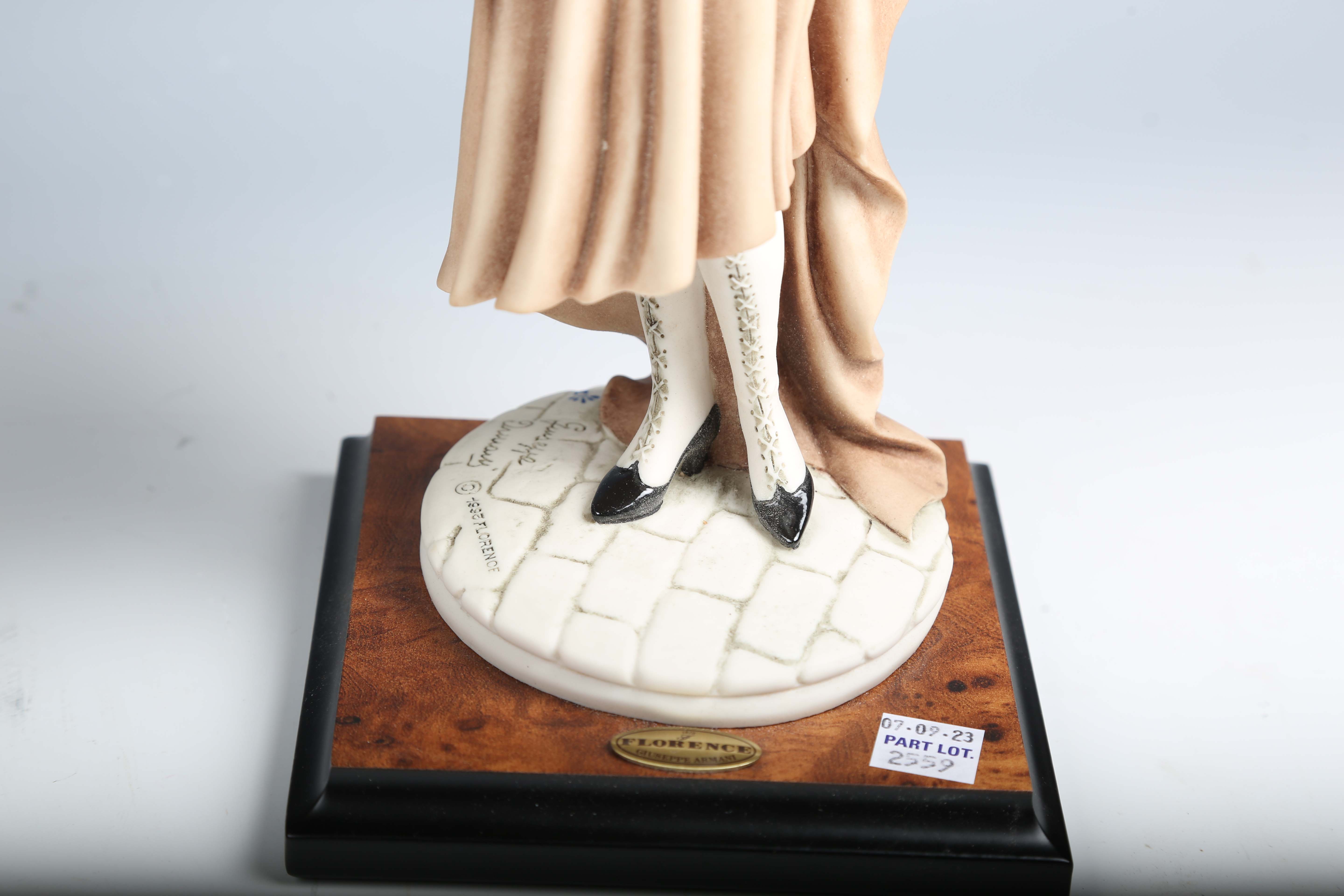 A group of three modern Italian resin figures by Florence, including 'The Happy Fiddler', height - Image 5 of 27