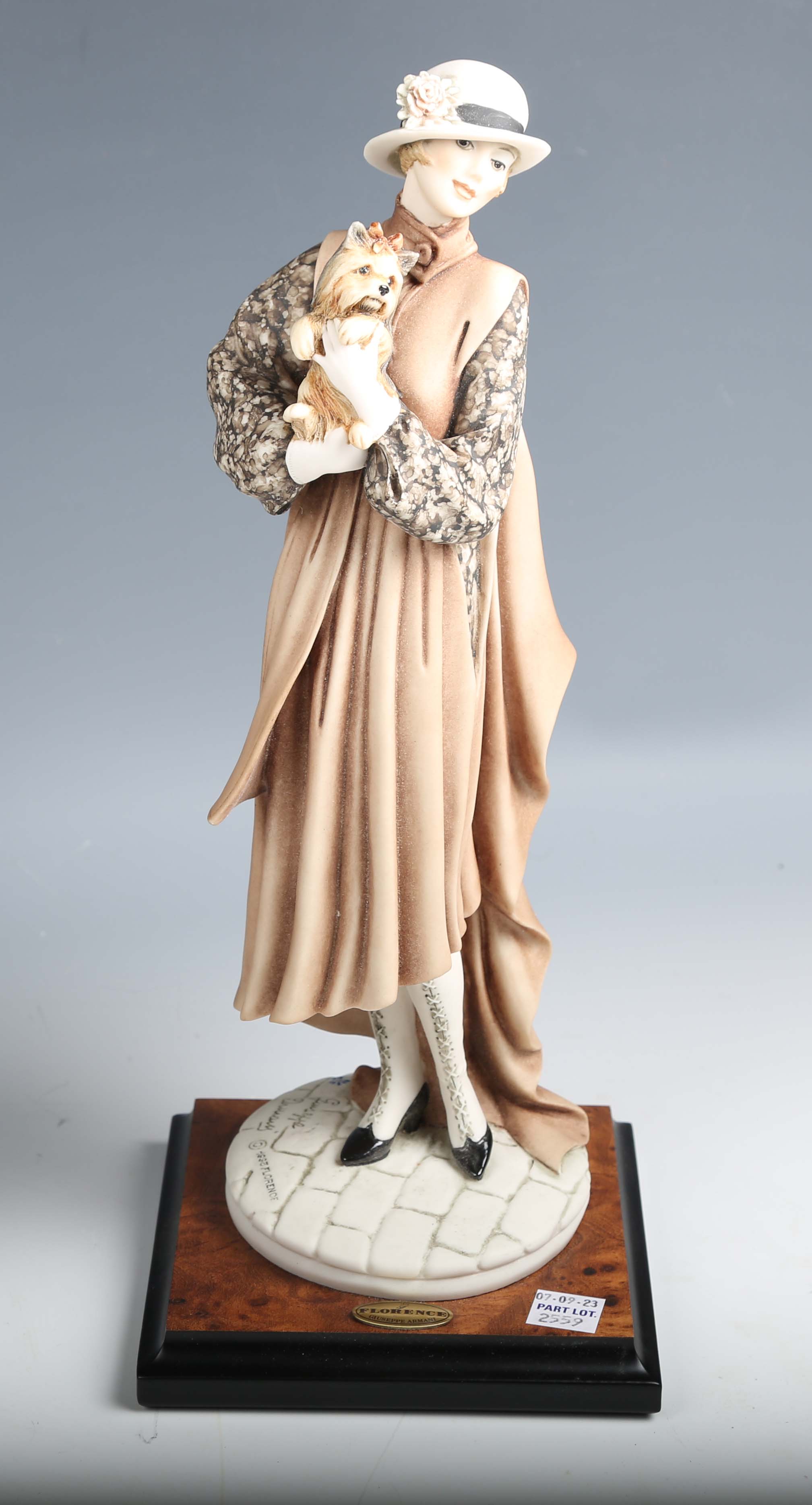 A group of three modern Italian resin figures by Florence, including 'The Happy Fiddler', height - Image 8 of 27