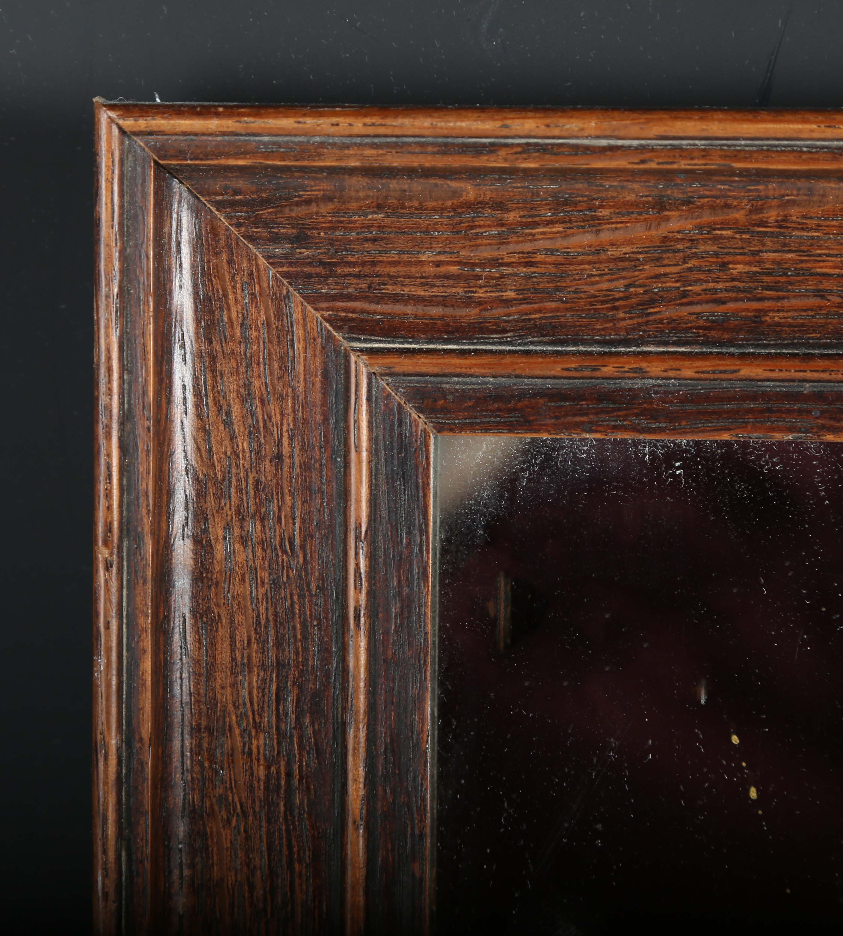 A late 19th/early 20th century J.B. Side Spring Corsets advertising mirror, within an oak frame, - Image 3 of 6